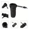 Drumstick Tasche Schwarz Zylindrischer Drumstick Halter Oxford Stoff Metallclip Robust Schlagzeug Instrument Zubehör