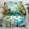 Dinosaur Adventure Blanket Perfect All Seasons Soft Comfortable Sofa Office Nap Travel Birthday Gift Christmas Present