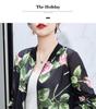 2026 Summer Women's Chiffon Long Sleeve Cardigan: Elegant Printed Design for Middle-aged & Elderly