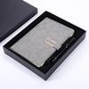 Anpassbares A5 Geschäftsgeschenk-Set - PU-Leder-Notizbuch mit Logo-Druckoption