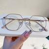 Anti Blue Light Glasses Anti Radiation Metal Frame Eyeglasses Replaceable For Women/Men