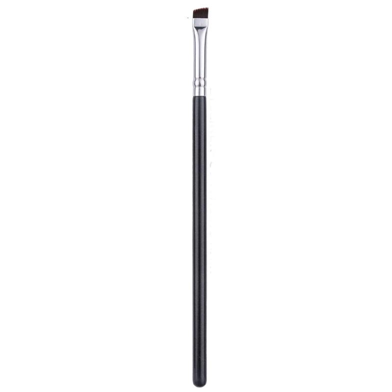15-Piece Animal Hair Wool Makeup Brush Set - Eyeshadow & Powder Brushes 15pcs Black [Wool + Fiber Hair + Wooden Handle]