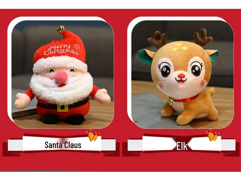 Weihnachtsdekoration Geschenkset Weihnachtsmann & Rentier