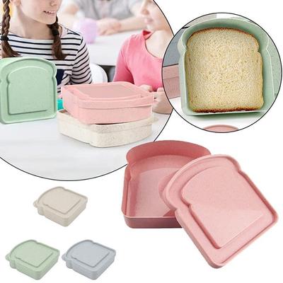 Sandwich Aufbewahrungsbox Silikon Lunchbox Lebensmittel Aufbewahrungsbehälter Wiederverwendbar Mikrowellengeeignet Lunchbox Lebensmittel Aufbewahrungsbehälter Schule Frühstück