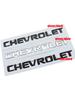 1pcs Chevrolet ABS Car Rear Letter logo sticker Rear Bumper tail door trunk sticker car rear Emblem sticker styling Accessories