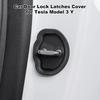 For Tesla Model Y Model 3 Car Door Shock Absorber Car Door Lock Protector Silicone Silent Car Door Lock Latches Cover Accessries