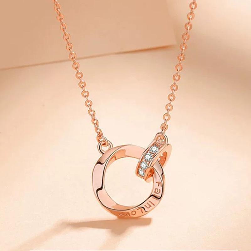 Mobius Rotating Love Pendant Necklace - Valentine's Day Gift