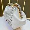 2025 Luxury Fashion Big Diamonds Women Handbags Lady Brand Design High End Party Evening Bag Rhinestone Shoulder Messenger Bags