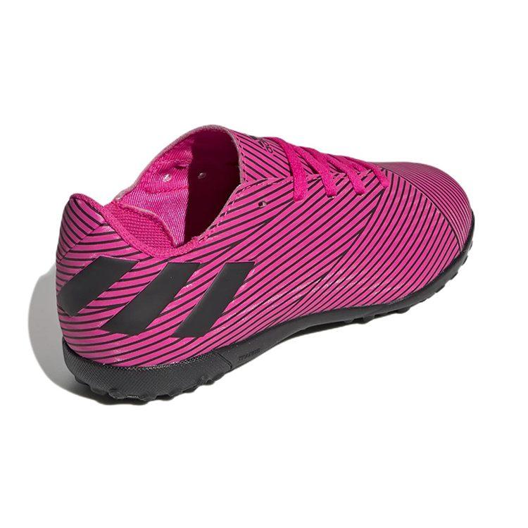 adidas 19.4 Turf Boots J Comfortable Slip Resistant Abrasion Resistant Low Top Kids' Soccer Shoes Rose Red Kids' F99936