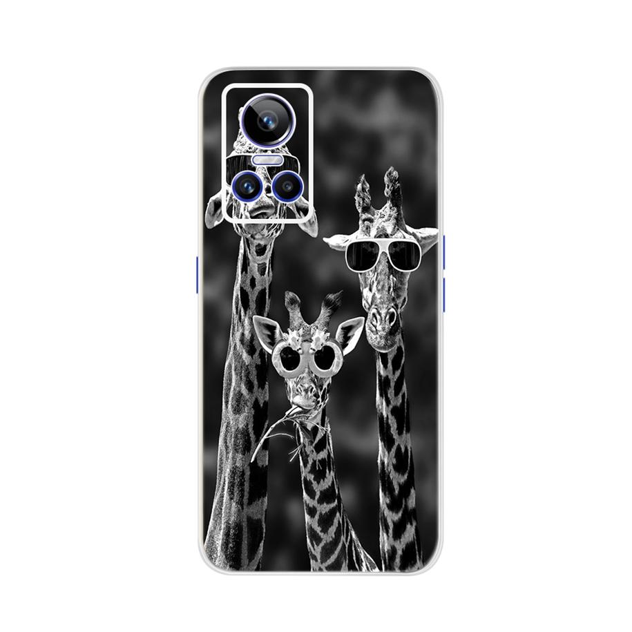 For Realme GT Neo3 Case Cover For Realme GT Neo 3 150W Bumper Soft Lovely Cat Wolf Silicone Phone Funda For Realme GT Neo3 Coque