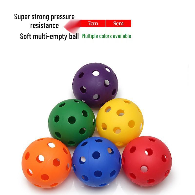 Toddler Sensory Catch Ball: Lemon Bouncing & Multi-hole Design for Early Education