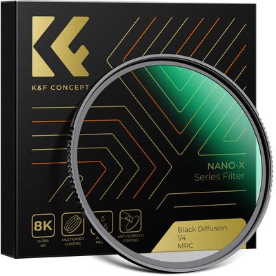 Concept 43 mm Black Mist Soft Effect Kontrasteinstellung Soft Delineation Filter Japanisches AGC-Optikglas Luftfahrt-Aluminiummaterial Ultradünner Rahmen