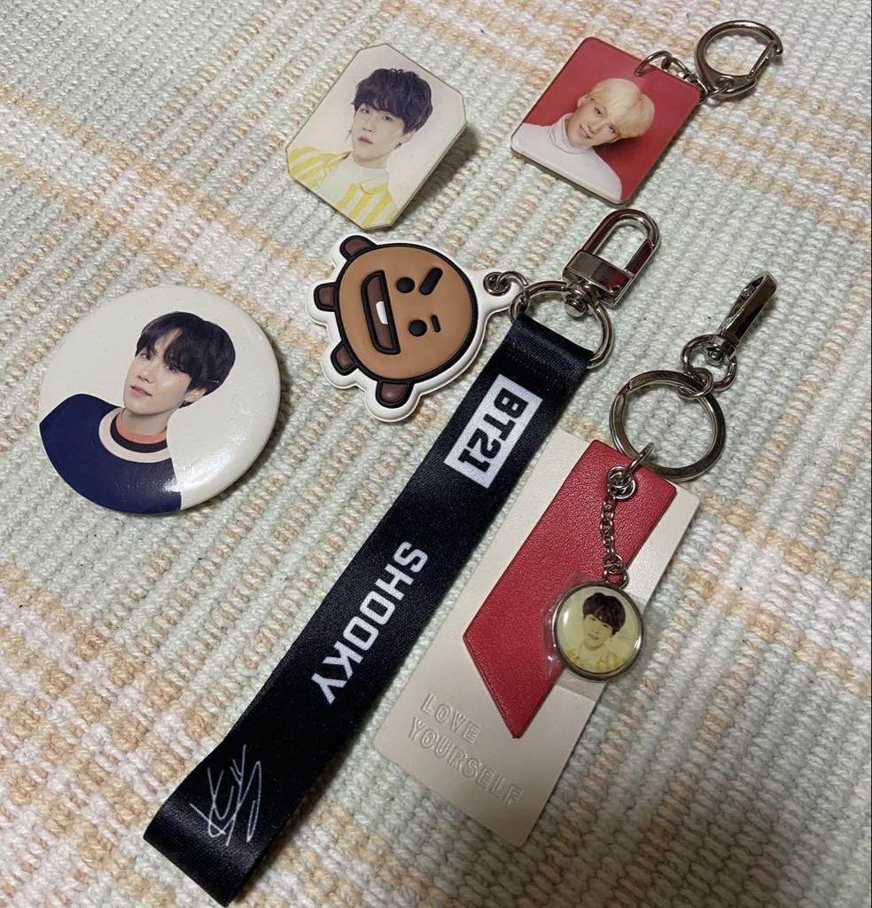 [USED] BTS SUGA Yoongi Official Strap Badge with Bonus
