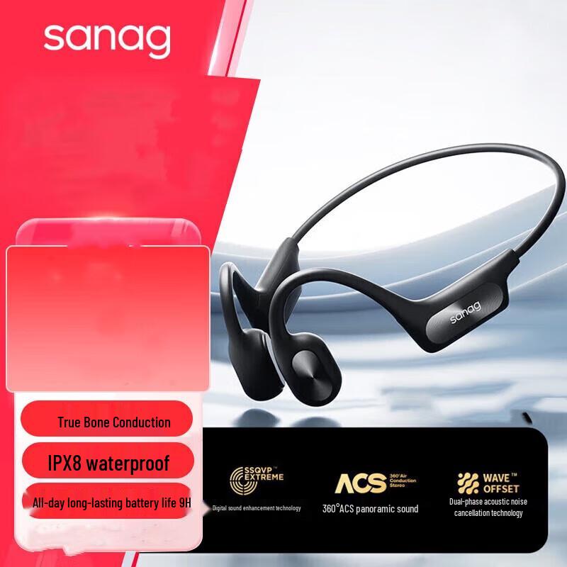 

SANAG B51S PRO MAX Bone Conduction Bluetooth Headphones