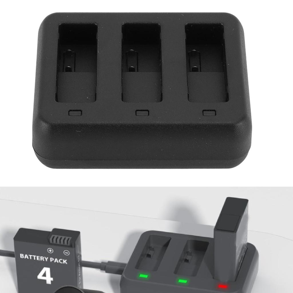 3 Port Camera Battery Charging Hub Professional Efficient Triple Channel Battery Charger for Osmo Ac