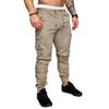 Men's Slim Fit Cargo Running Trousers for Autumn/Winter