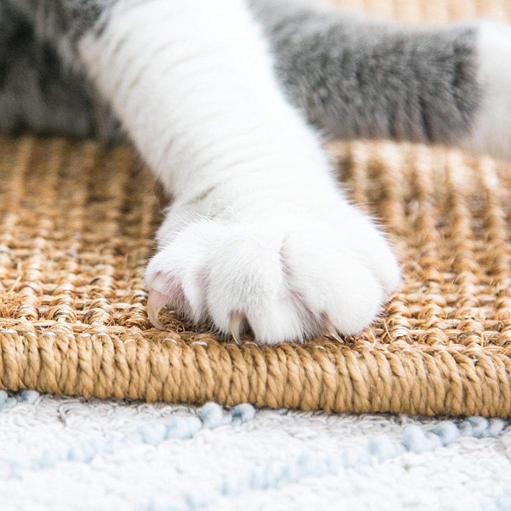 Bunny Scratching Pad With Sisal Cardboard Chew Toy And Digging Board Natural Pet Supplies For Bunnies Chinchillas Small Animals