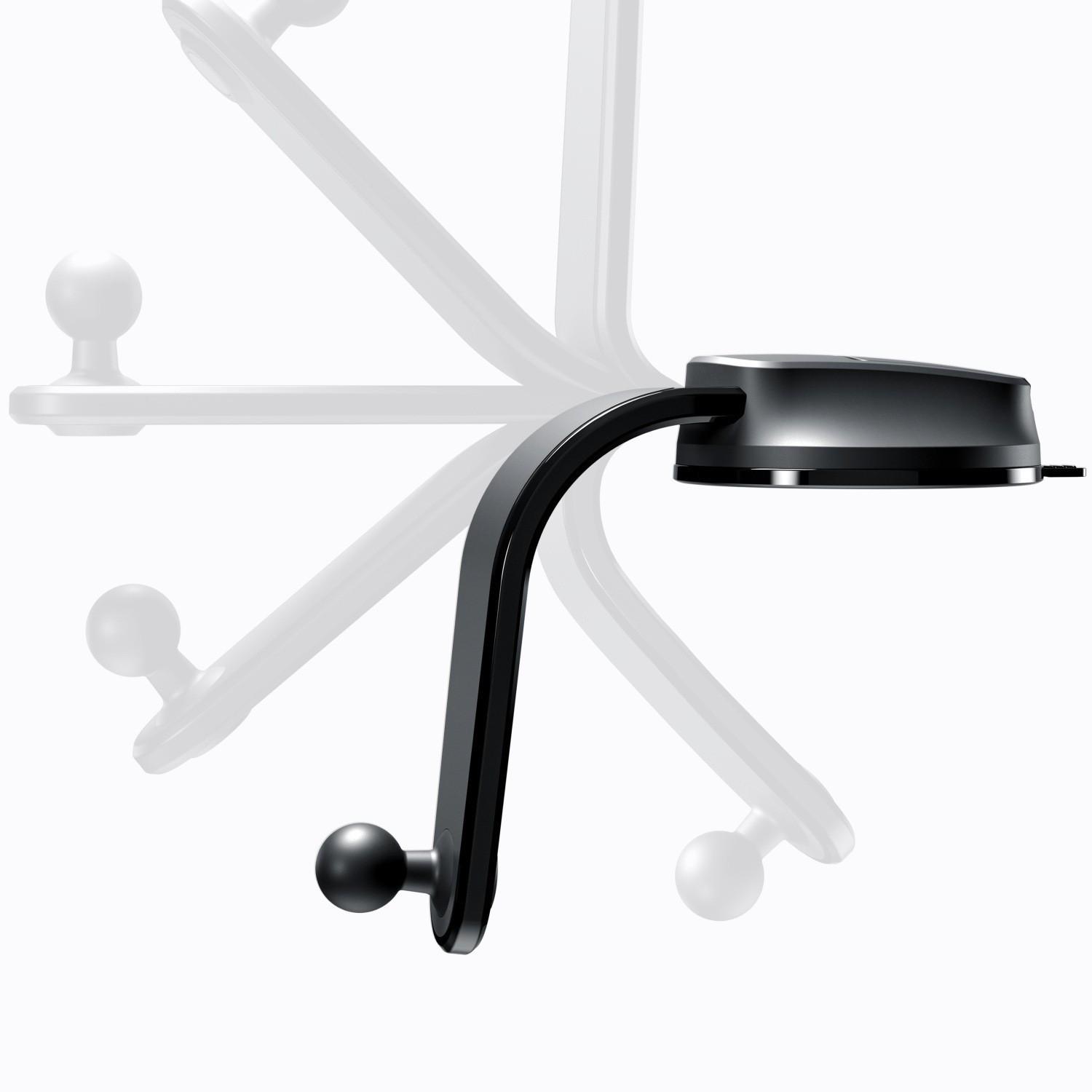 Multi-Angle Bendable Waterfall Style Car Suction Cup Holder