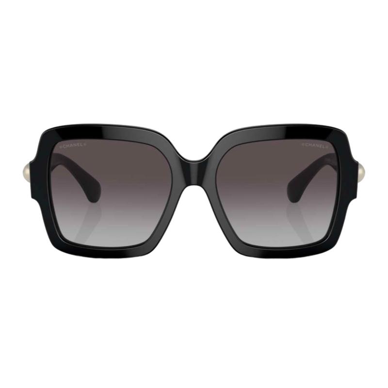 Chanel Fashionable and Comfortable Square Sunglasses Women's Black