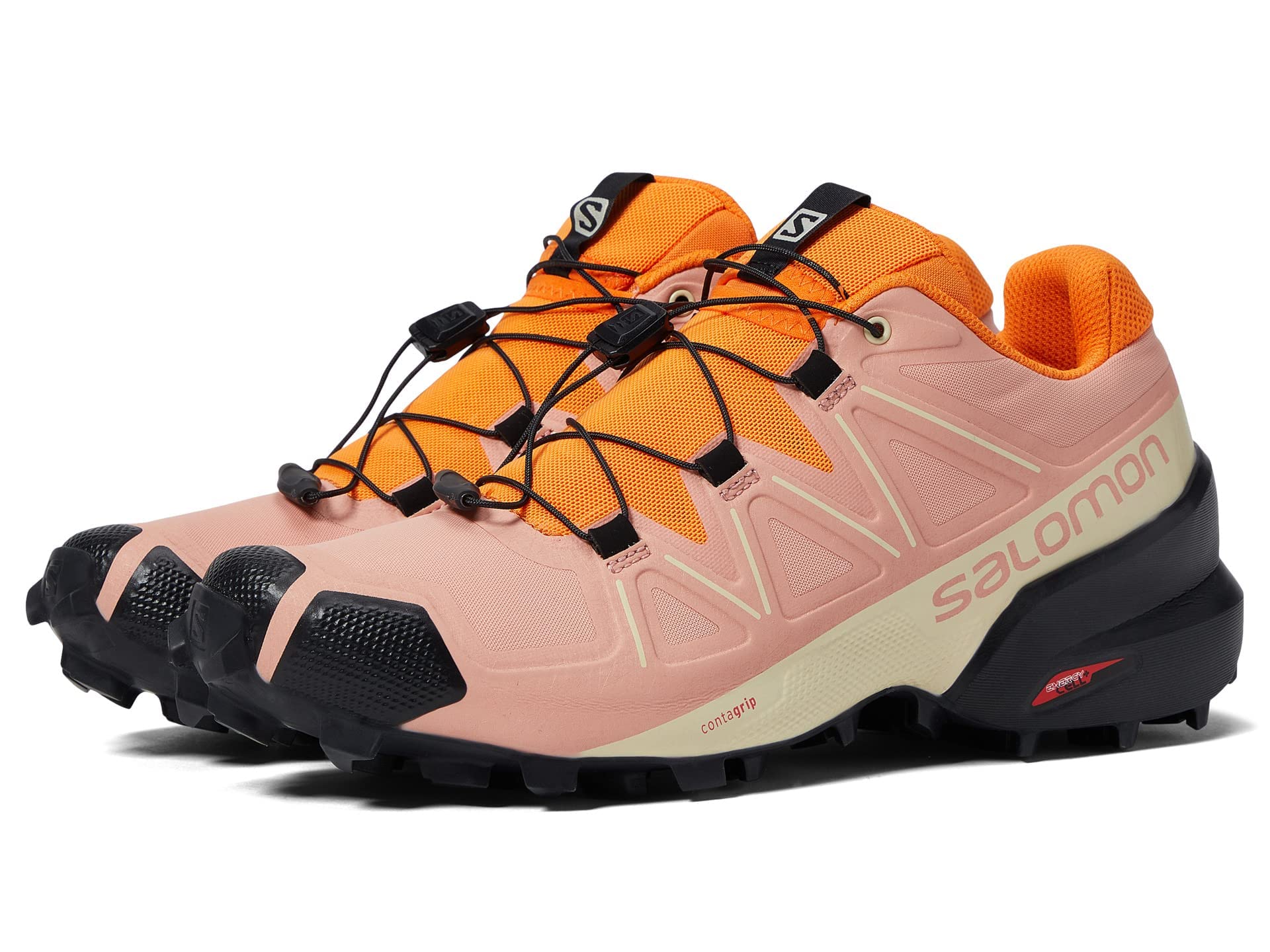 Trail Running SPEEDCROSS 5 WOMEN Blooming Orange cm [Salomon] (Speedcross 5) Women s Dahlia/Black/Vibrant 23.0