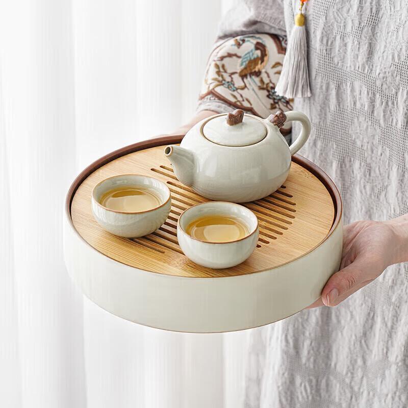 Chuwu Ru Kiln Ceramic Kung Fu Tea Set