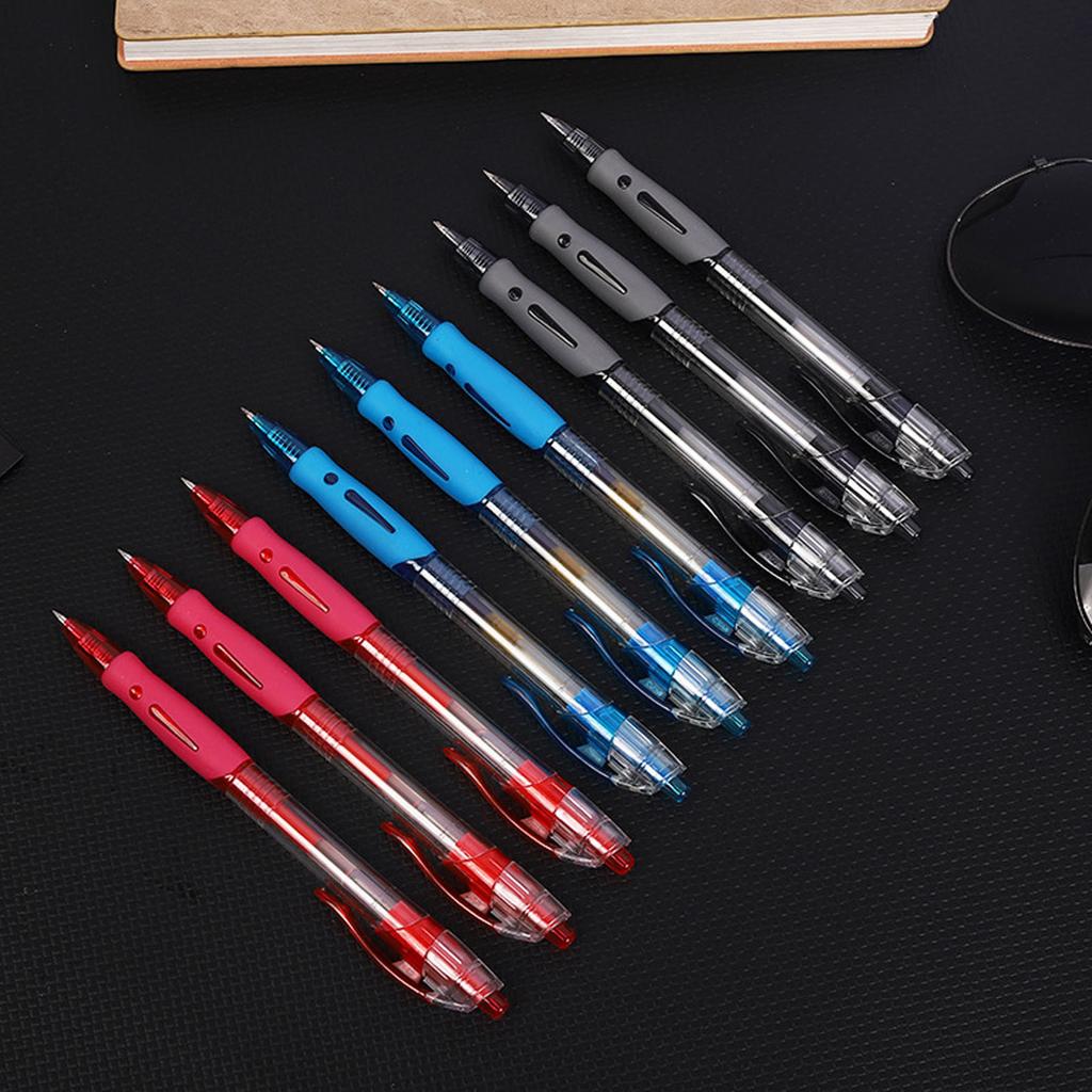 Pixuri cu bilă retractabile Pix cu bilă neutru 0,5 mm Pixuri de scris pentru studenți pentru școală birou albastru