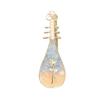 1/4Pcs Women Hair Clips Faux Pearl Decorations Floral Design Secure Fit Hair Pins Lute Shape Hairpins Formal Hairstyle Accessories