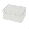 Acrylic Storage Bin with Lid Space Saving Desktop Organizer Case Versatile