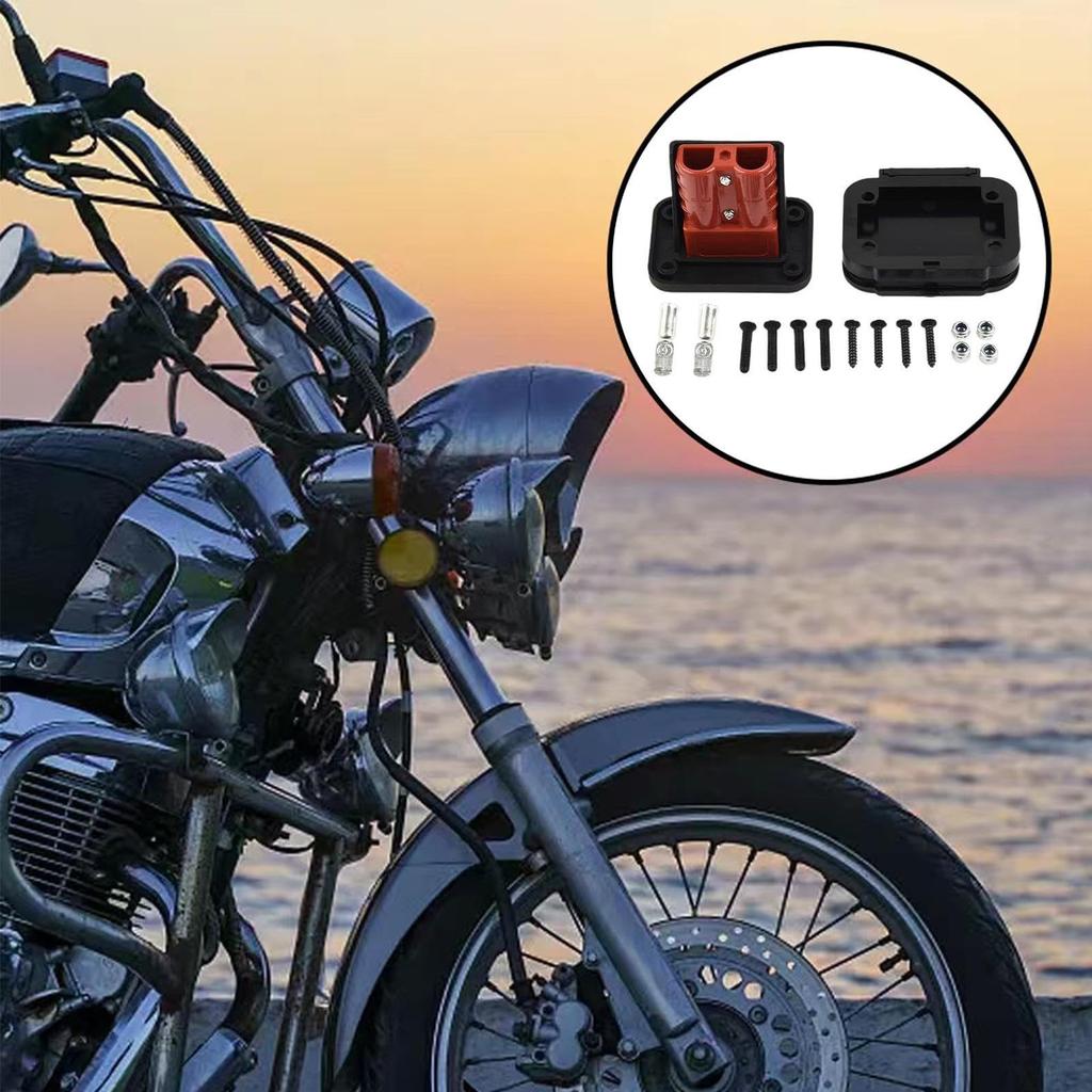 Socket Panel for Anderson Connectors | Plug Panel Base with Dust Cover | Car,