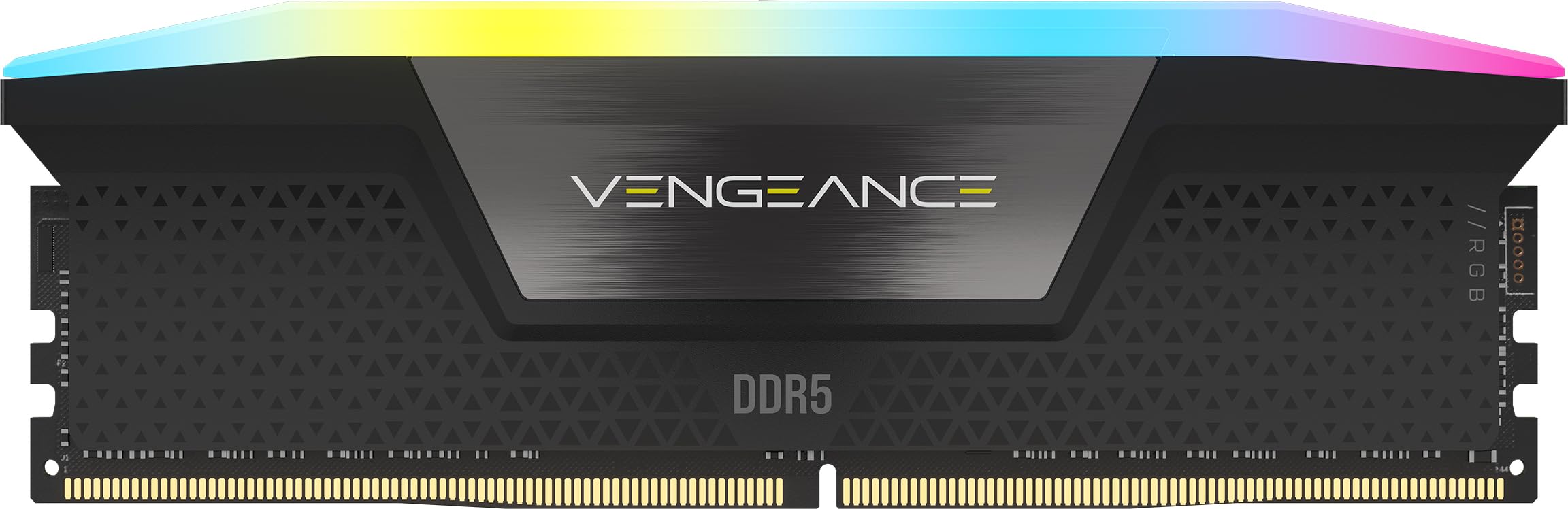 

Пам ять CORSAIR Desktop PC VENGEANCE RGB DDR5 Series Intel XMP Memory Kit 16GB Black x CMH16GX5M1B5600C40 DDR5-5600MHz [16GB 1] чорний