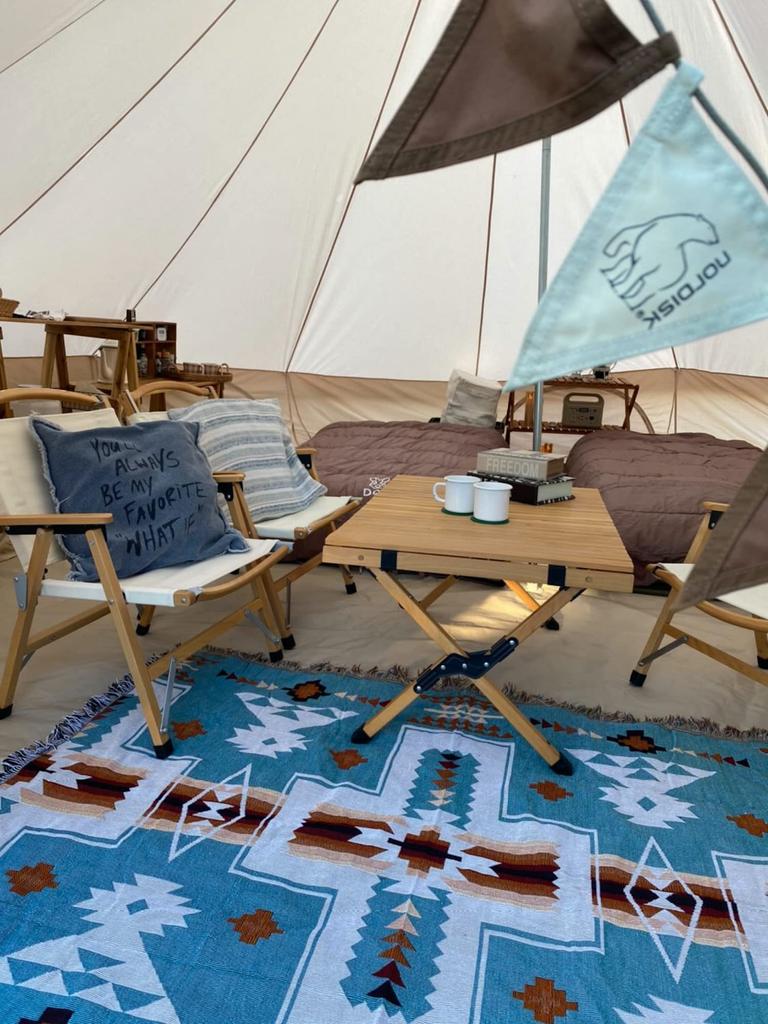 Outdoor Camping Blanket with Native American and Ortega Patterns x 160 (130 cm)...