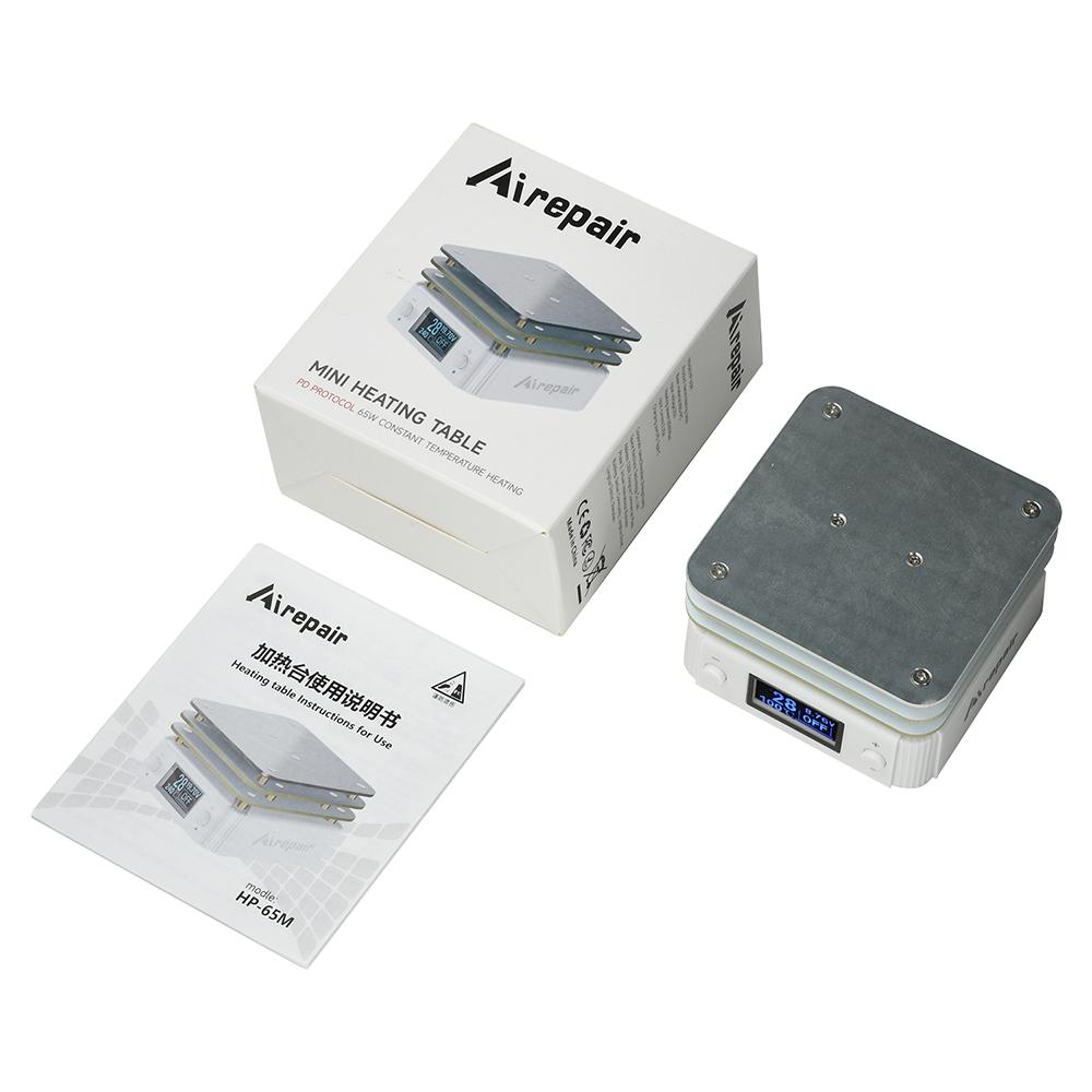 

Mini Heating Pad with Digital Display PD65W 20V Adjustable Temperature ControlHeating Tool Preheating Station Repair Tools білий