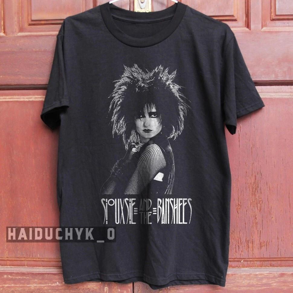 Siouxsie And The Banshees Retro Unisex Black Tshirt Size S5XL SU71 Unisex T-Shirt