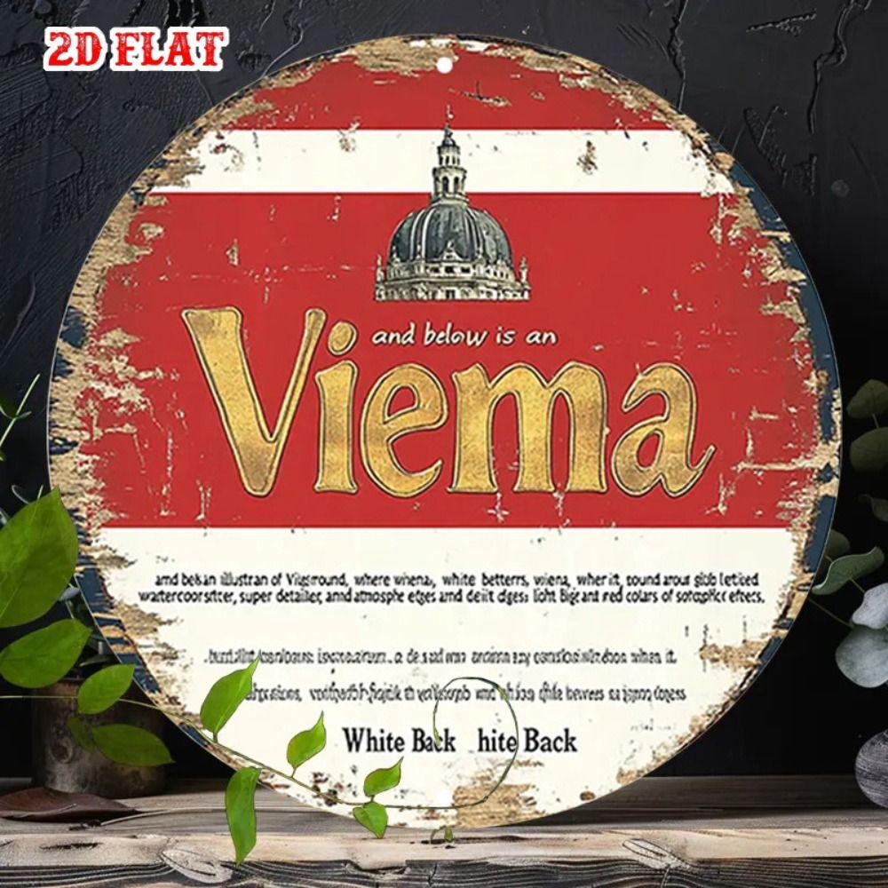 Metal Tin Sign Retro Art 20x20cm Home Wall Decor