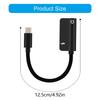 Two Function Type C to 3.5mm Converters Supports Sound Output and Quick Charge