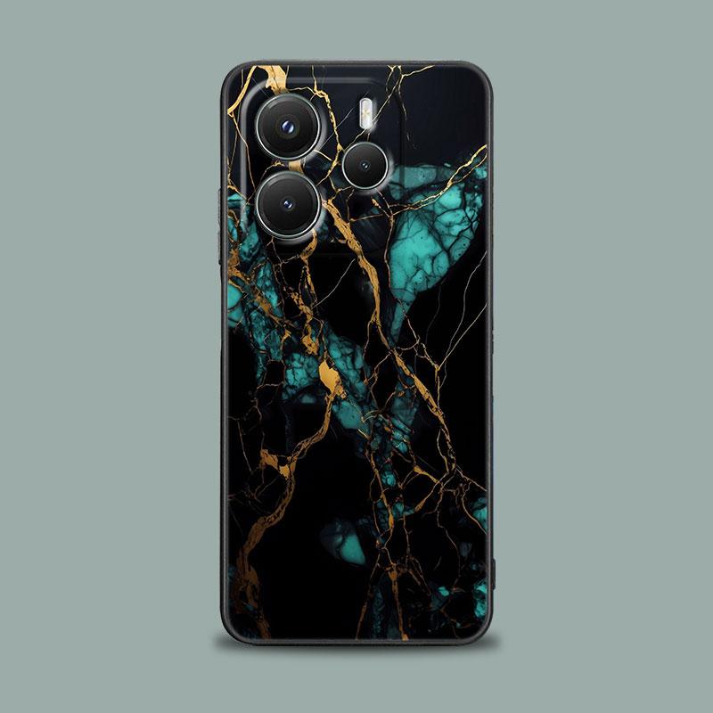 Phone Case for Xiaomi Redmi 15C 14C 12C 13C 4G Redmi Note 15 14 13 12 11 10 Pro Plus 5G Cover Watercolor Abstract Marble Pattern