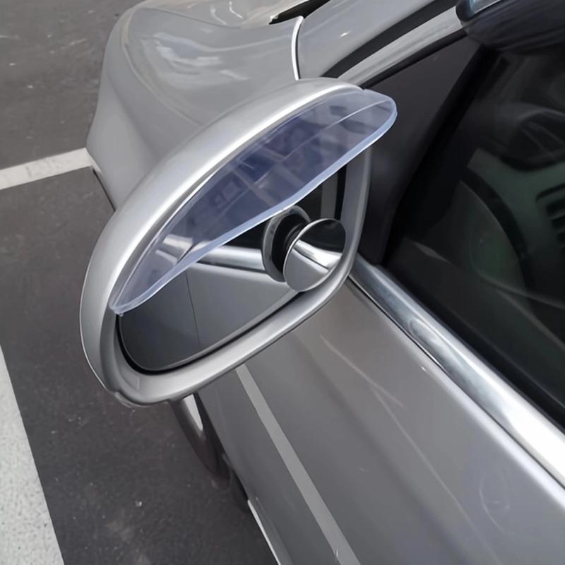 Small Round Reversing Mirror Auxiliary Mirror Wide Angle Adjustable Field of View Transparent Rainboard Rainproof Film