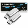 LIGHTNEX 8-Pin To Type-C Adapter Connector for Apple iPad 8 9 X 11 12 13 14