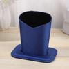 2Pcs Glasses Base Eyeglass Holder Blue Cloth Mini Design Lightweight Eyeglass Stand Desktop Decoration for Office Home Car