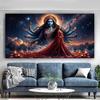 Indian Goddess Lotus Large Size Diamond Painting New Collection Beautiful Woman Diy Full Drill Rhinestone Embroidery Mosaic Cross Stitch Kits