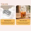 Handheld Milk Frother Wand for Coffee Electric Egg Beater Triple Speed Adjustment Rechargeable Drink Mixer for Home Baking Whisking Cream Frothing