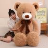 80/100cm Brown Bear Plush Toy Giant Stuffed Animals Birthday Valentines Day Gift Soft Pillow Dolls Grilfriend Stylish Appearance Practical Daily Use