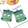 Trendy Monster Cartoon Glitter Acrylic Christmas Earrings
