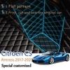 Leather Car Trunk Mat For Citroen C5 Aircross 2018- Cargo Liner Accessories Interior Boot