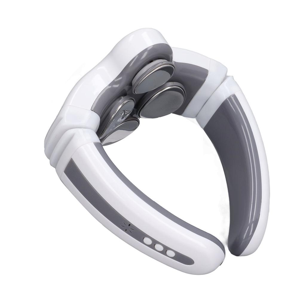 4 Heads Electric Pulse Neck Massager Intelligent 3D USB Charging Portable Heating Deep Massager Machine