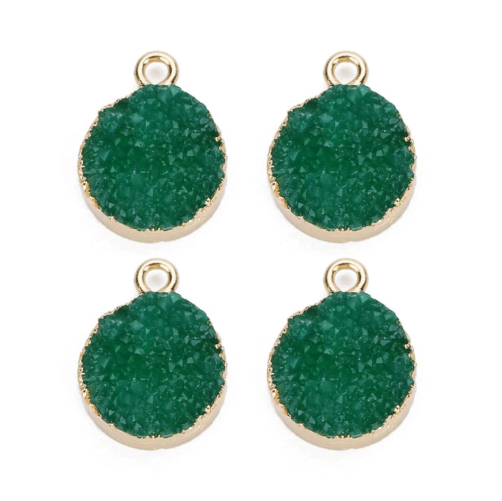 5Pcs/lot Resin Imitation Crystal Cluster Charms Colorful Pendant for Jewelry Making Accessories DIY Necklace Earrings Bracelet