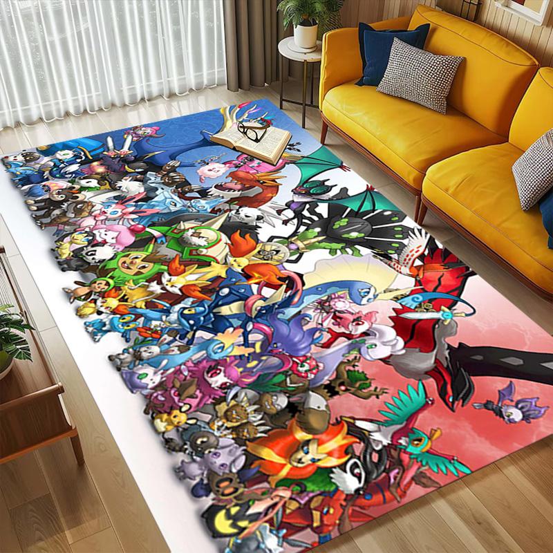 Pokmon Living Room Nonslip Area Rug Soft Carpet For Bedroom Game Playroom Sofa Office Home Decor Doormat Christmas Gift C9291681