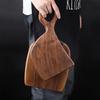 Black Walnut Chopping Board: Couple Leaning Style for Steak, Bread, Baby Food & Fruit - Solid Wood Household Cutting Board