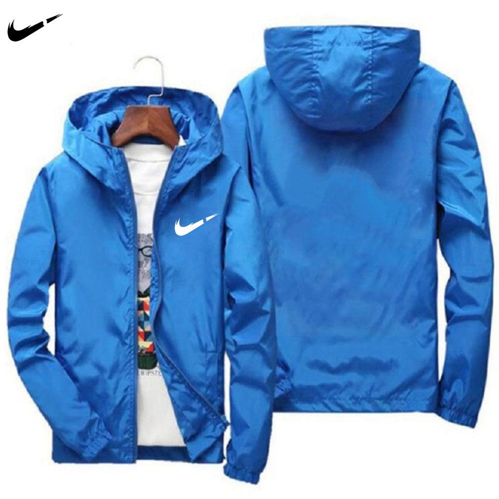 Fashionable loose cardigan with zipper jacket, trendy brand casual and versatile hooded jacket, windproof and rainproof jacket