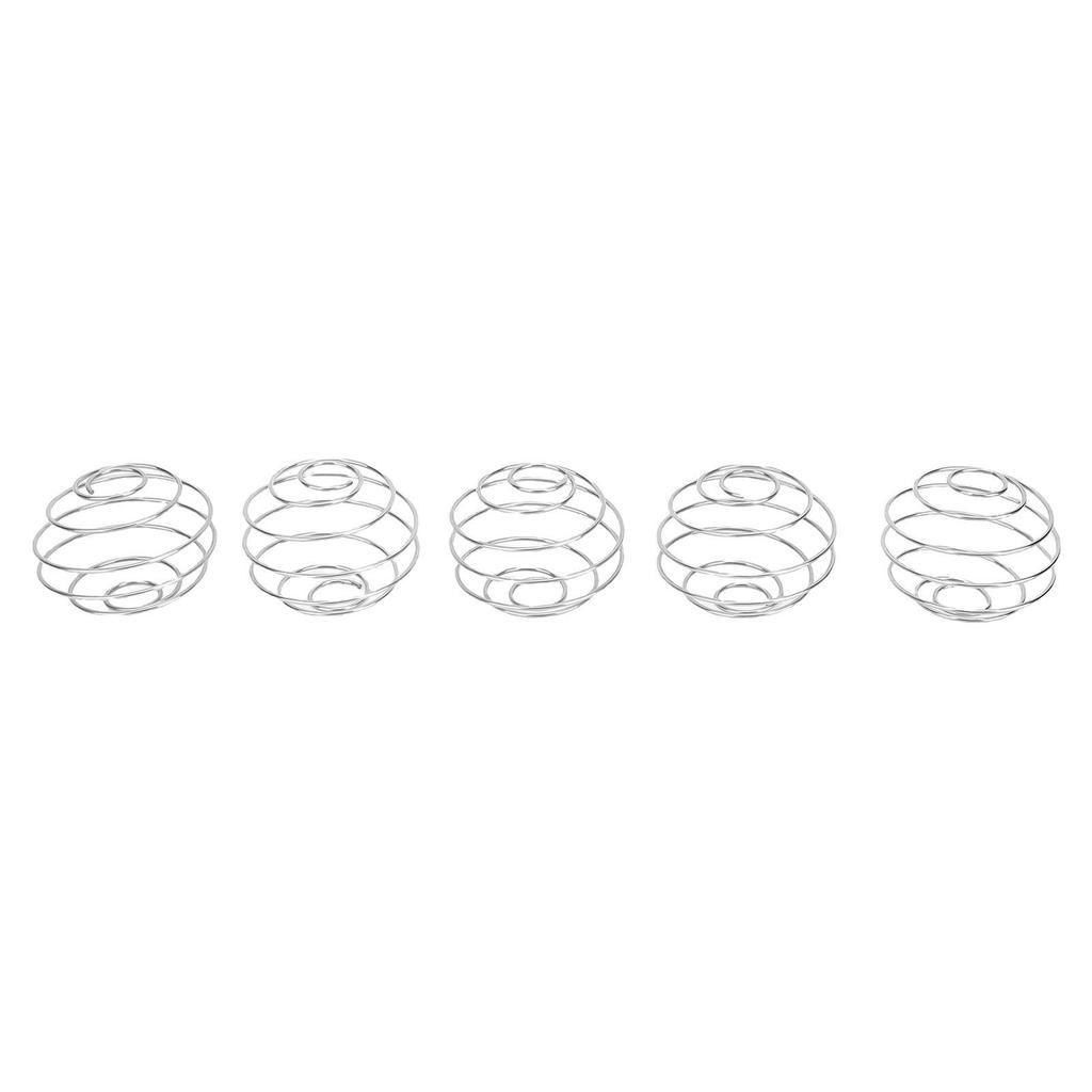 5pcs Stainless Steel Protein Shaker Spring Ball Type Blender Metal Bottle Mixer Protein Shaker Ball Large Size